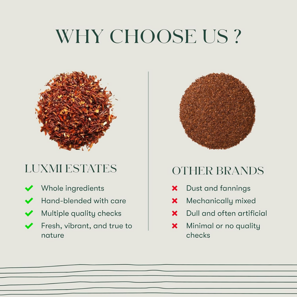 Luxmi Estates Vanilla Rooibos Chai Herbal Infusion - Dista