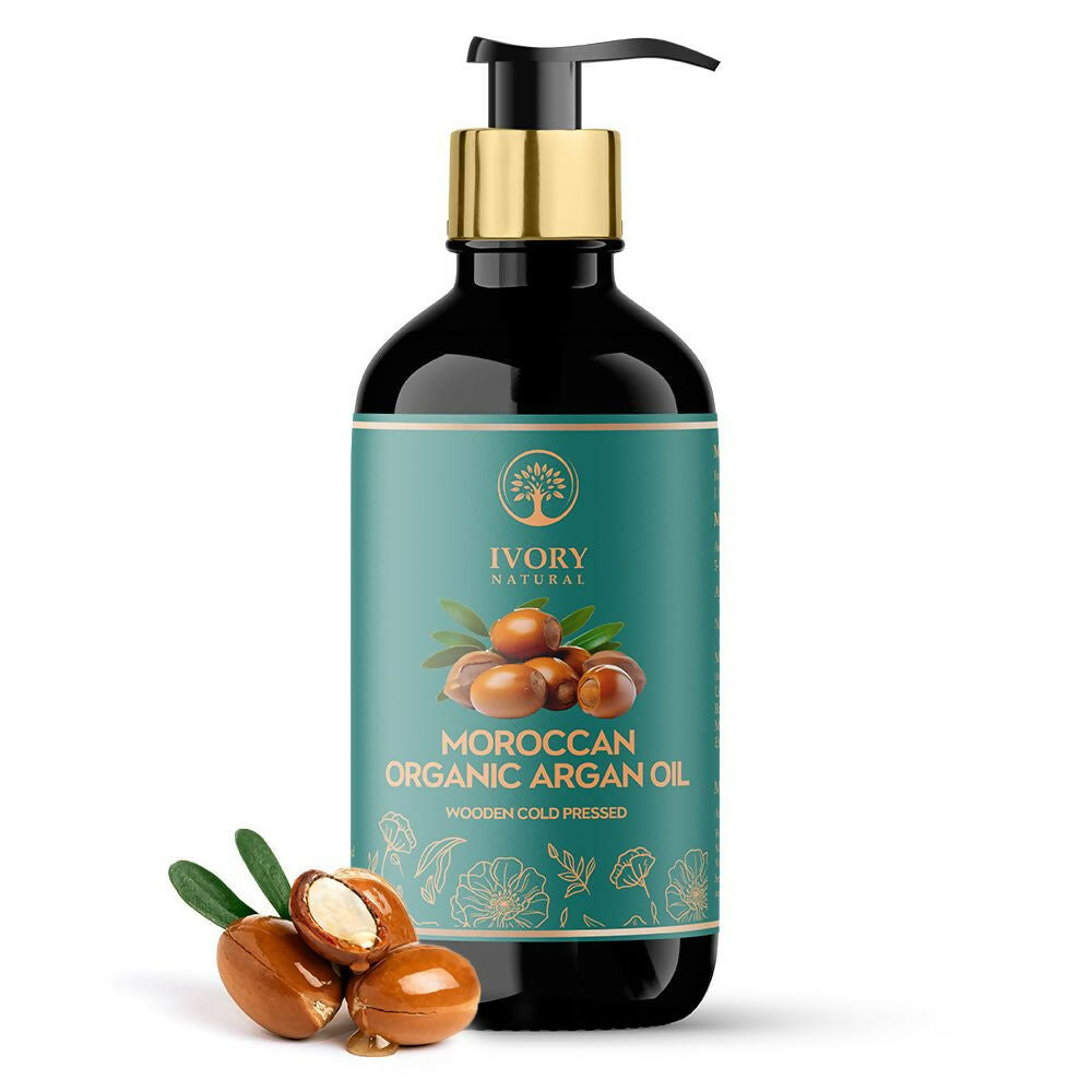 Ivory Natural Moroccan Organic Argan Oil Premium & Extra Virgin - Distacart