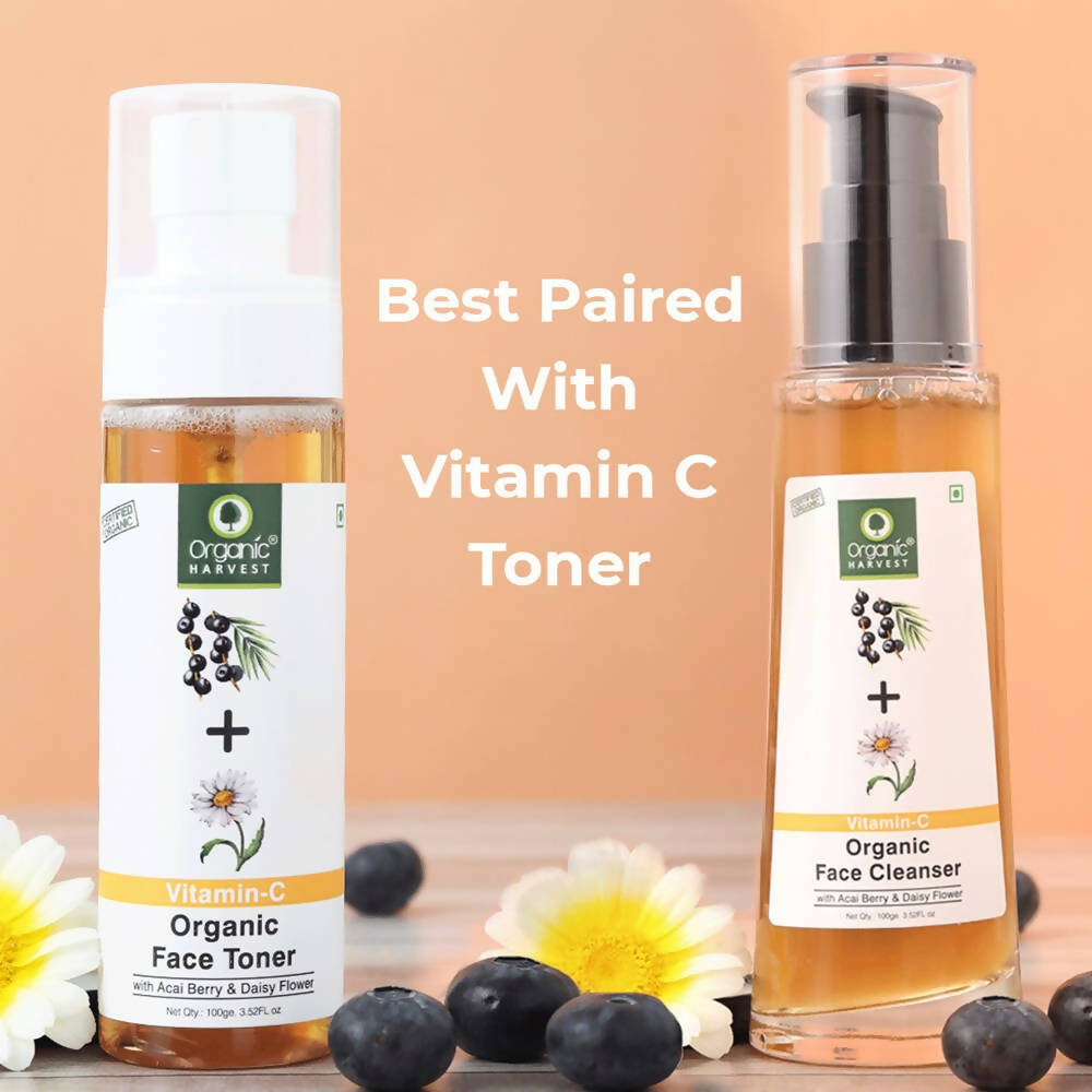 Organic Harvest Vitamin C Organic Face Cleanser - Distacart