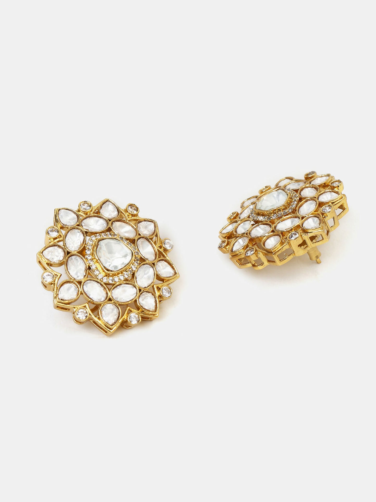 Ruby Raang Floral Aura Studs - Distacart