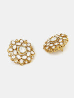 Thumbnail for Ruby Raang Floral Aura Studs - Distacart