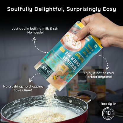 Jhaji Store Homemade Makhana Kheer Instant Mix - Distacart