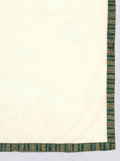 Ahalyaa Women's Traditional wear Kurta Set - Off White - Distacart