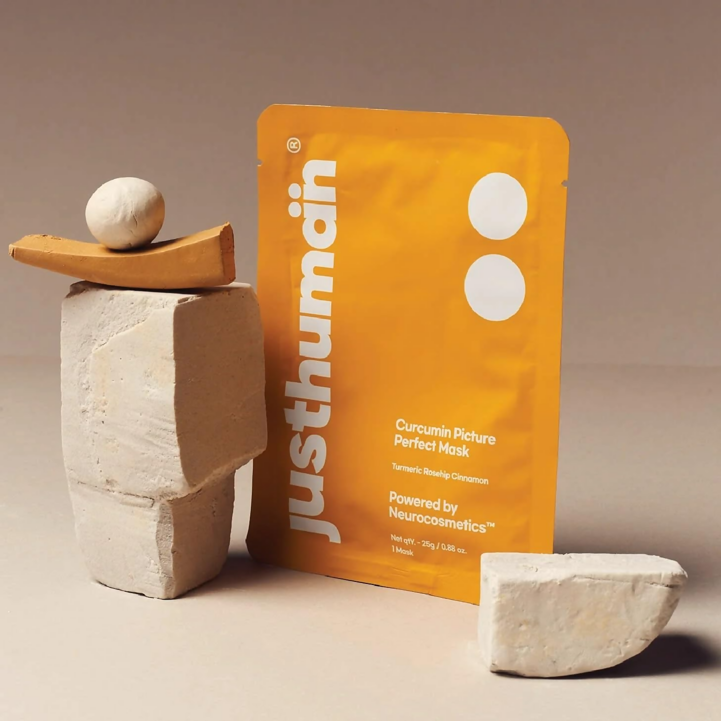 JustHuman Curcumin Picture Perfect Face Mask - Distacart