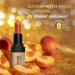 Thumbnail for Faces Canada Comfy Matte Velvet Touch Lipstick - Peach Cobbler 07 - Distacart