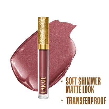 Lakme Be-jewel Shimmer Lip Liquid - Iced Espresso - Distacart