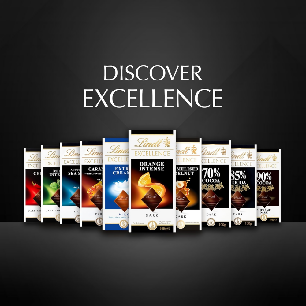 Lindt Excellence 70% Cocoa Dark Chocolate - Dista