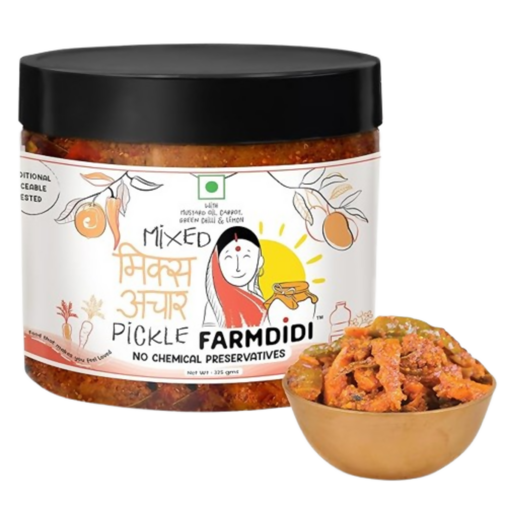 FarmDidi Mixed Pickle - Tangy & Salty - Distacart