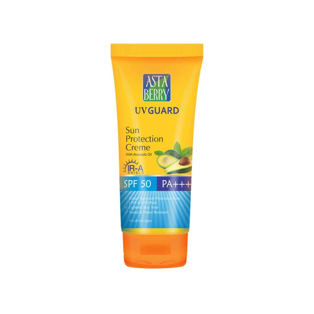 Astaberry UV Guard Sun Protection Crème SPF 50- Avocado Oil - Distacart
