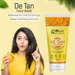 Thumbnail for Globus Naturals De Tan Face Wash, Suitable For All Skin Types - Distacart