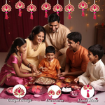 Thumbnail for Kalakriti Lotus Floral Wall Hangings - Distacart