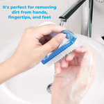 Thumbnail for Bronson Professional Handle Grip Nail Brush Fingernail Pedicure Scrub Foot Brush - Dista