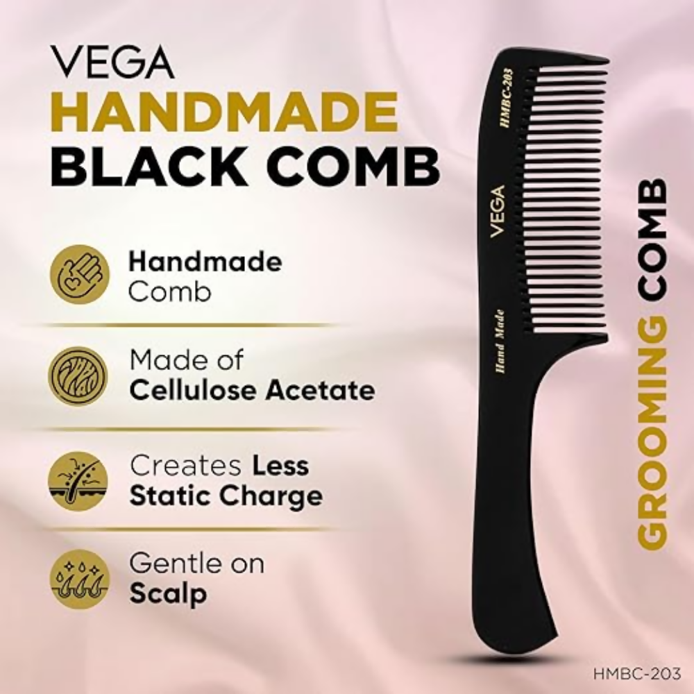 Vega Handcrafted General Grooming Hair Comb - Dista