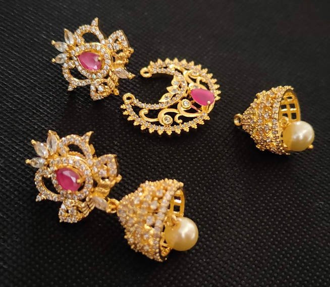 Rubies Designer 4 in 1 earrings
