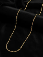 Thumbnail for NVR Women Gold Plated Handcrafted Minimal Chain - Distacart