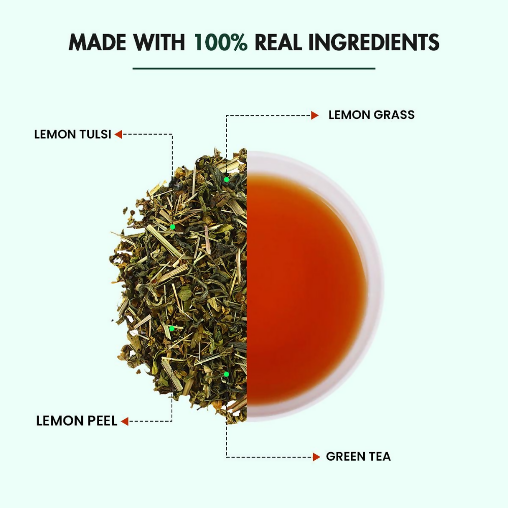 Sorich Organics Lemon Tulsi Green Tea - Distacart