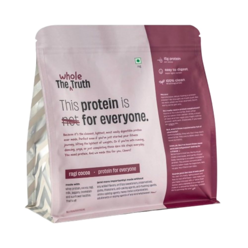 The Whole Truth 15g Protein/Scoop - Ragi Cocoa