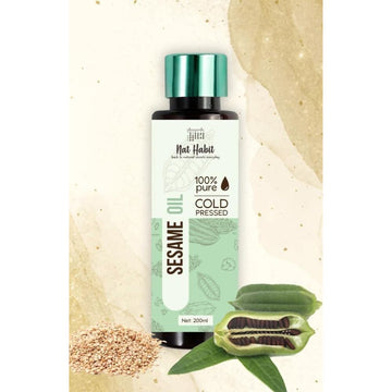 Nat Habit 100% Pure Cold Pressed Sesame (Til) Oil - Distacart