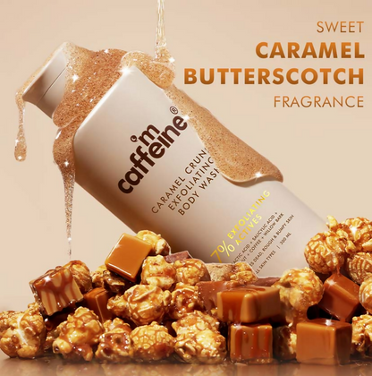 mCaffeine Caramel Crunch Exfoliating Body Wash - Distacart
