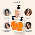 Thumbnail for Arata Natural Oil Control Shower Power Set For Women & Men