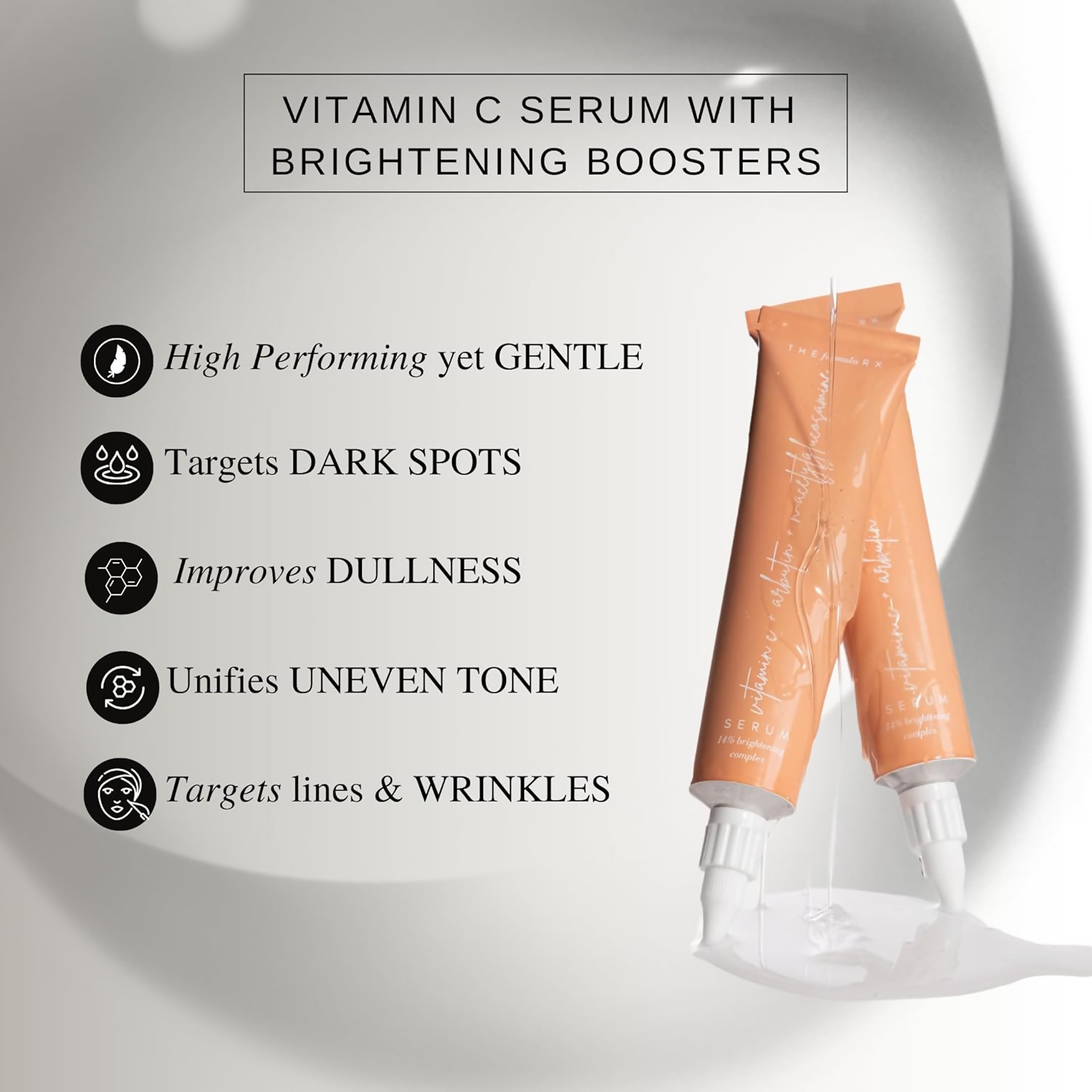 The Formularx Vitamin C Brightening Serum With Arbutin & Nag For Glowing Skin - Distacart