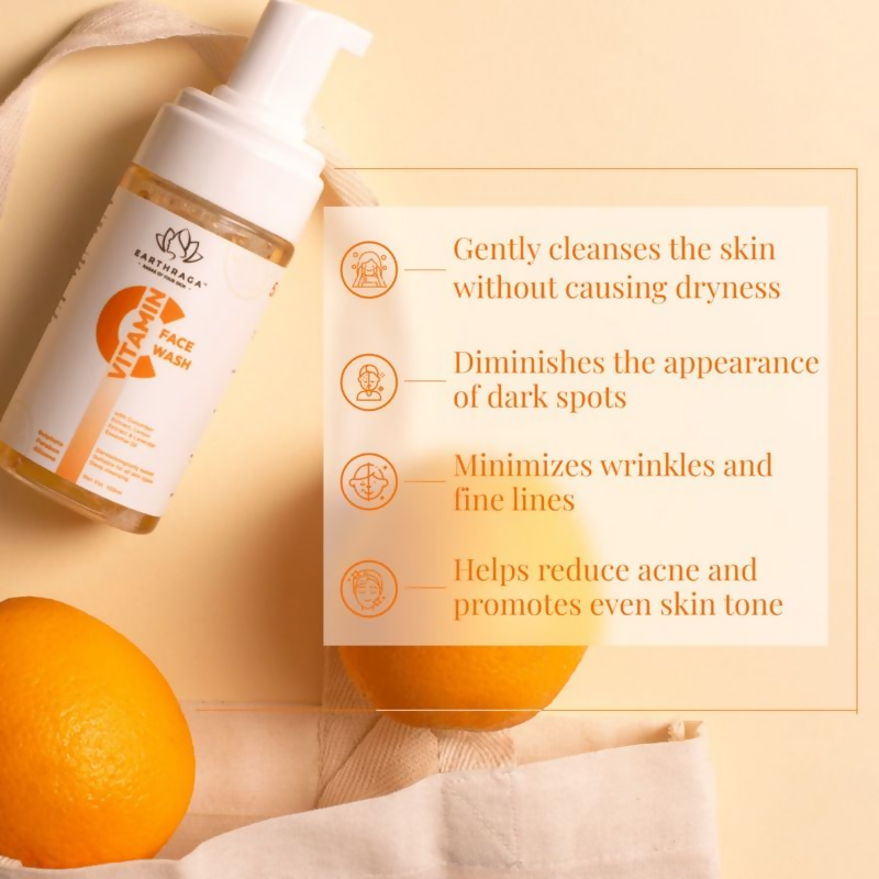 Earthraga Vitamin C Foaming Face Wash - Distacart