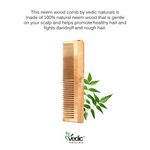 Thumbnail for Vedic Naturals Neem Wood Comb - Dista