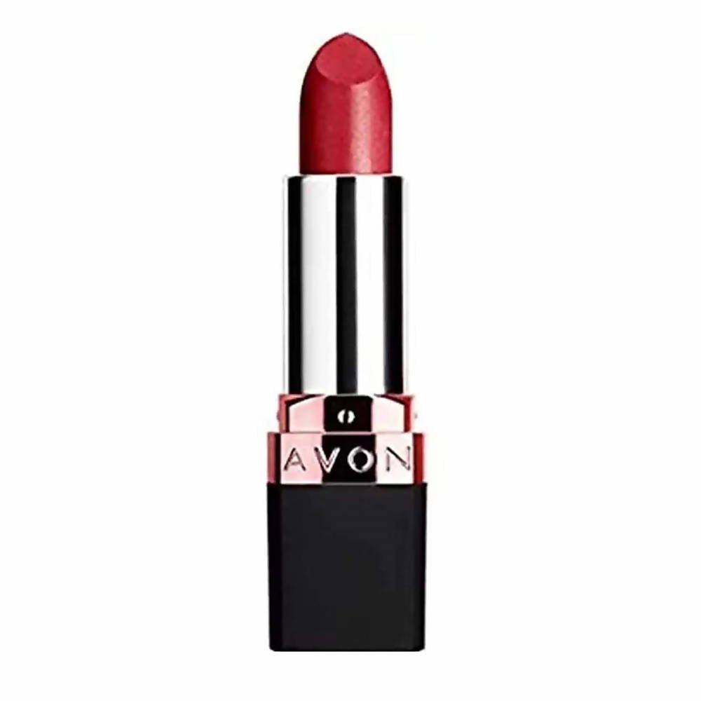 Avon True Color Velvet Luminosity Metallic Matte Lipstick - Red Velvet - Distacart