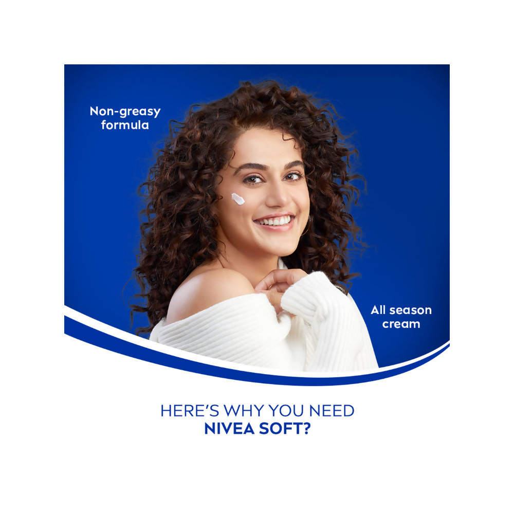 Nivea Soft Light Moisturizer Cream Playful Peach - Distacart