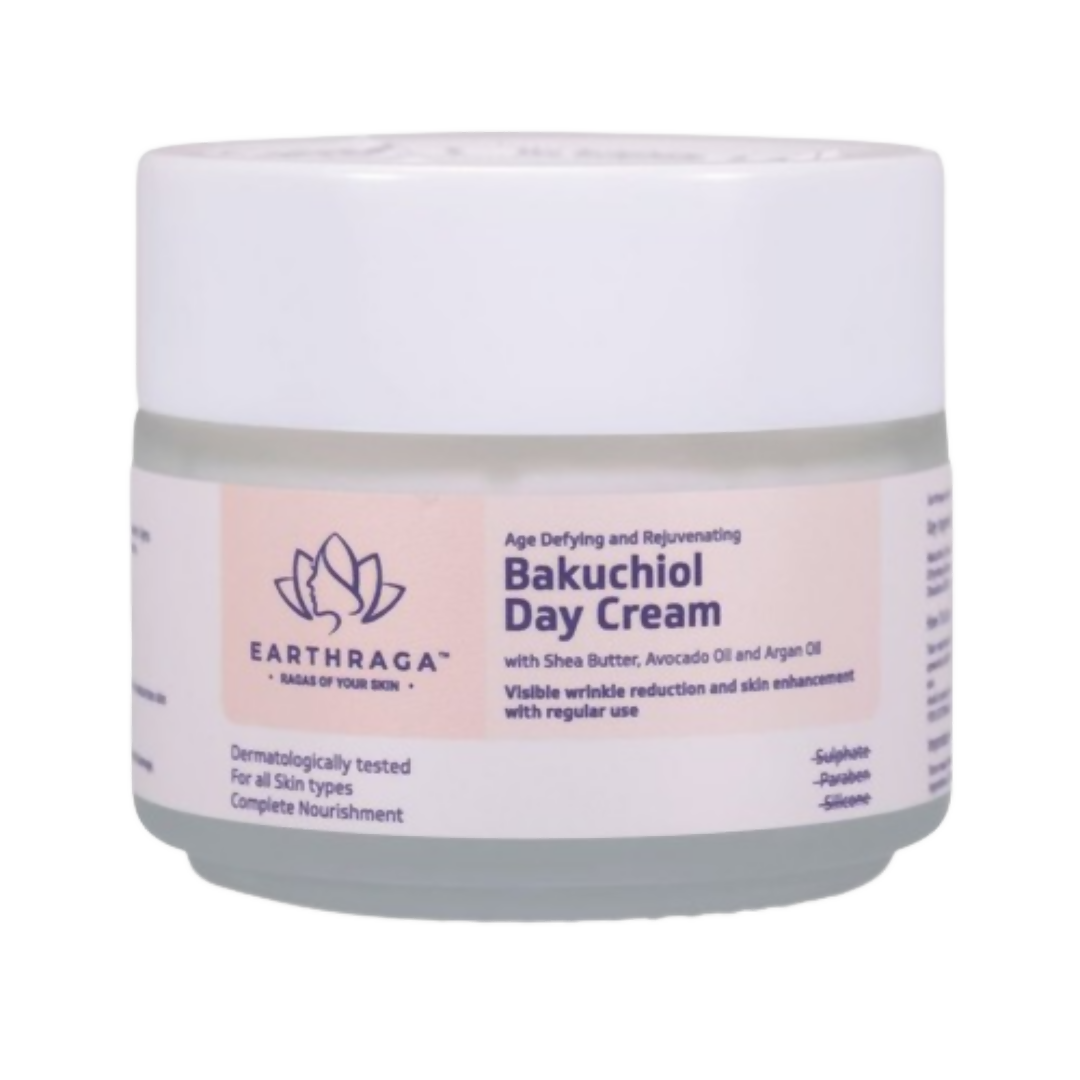 Earthraga Age Defying and Rejuvenating Bakuchiol Day Cream - Distacart