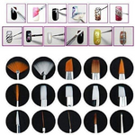 Thumbnail for Bronson Professional Nail Art Kit Brush Set Acrylic Uv Polish Brushes Tool Kit - Dista