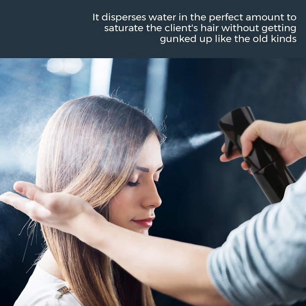 Bronson Professional Hair Spray Bottle Refillable Continuous Ultra Fine Water Mist - Dista