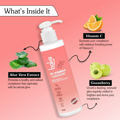 Bake 5% Vitamin C Face Cleanser - Distacart