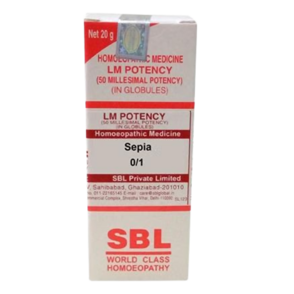 SBL Homeopathy Sepia LM Potency