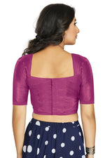 Thumbnail for Aastha Fashion Women's Purple Art Silk Designer Traditional Readymade Blouse - Distacart