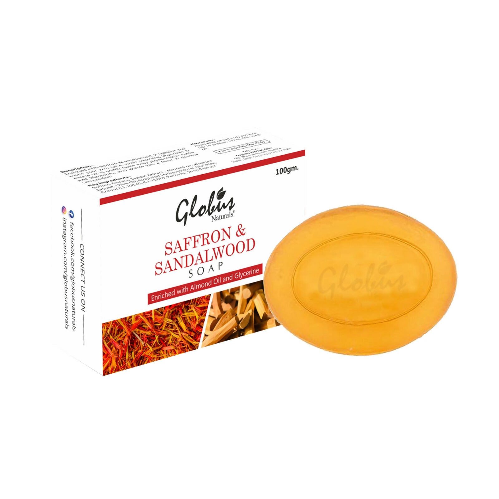 Globus Naturals Sandalwood Soap - Distacart