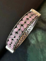Thumbnail for Joban Fashion Onion Pink Brass Oxidized Ethnic Openable Kada