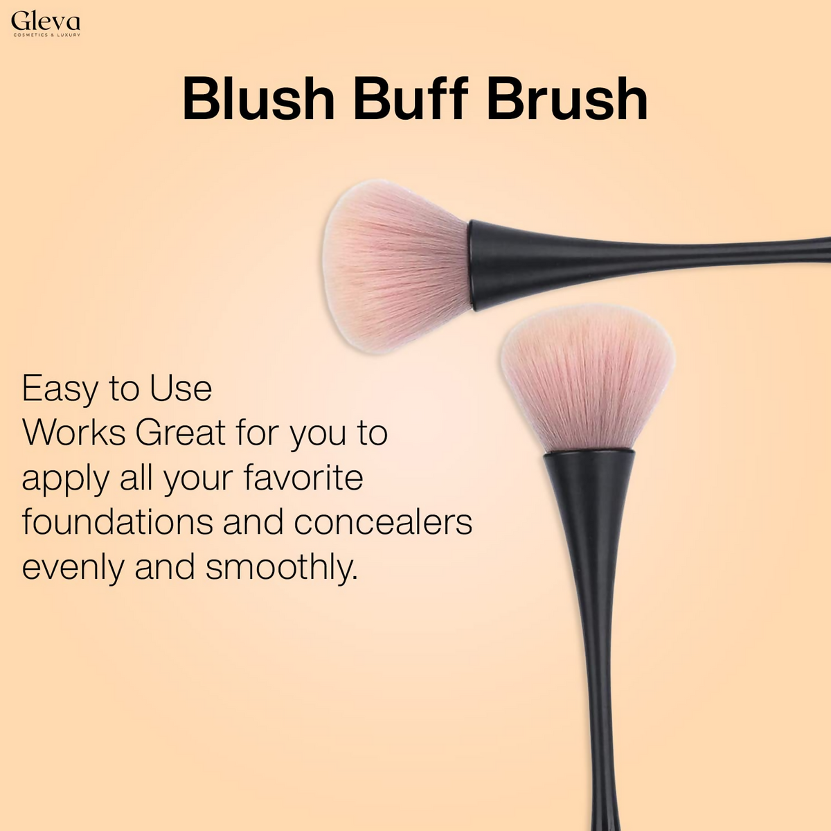 Gleva Ultimate Blend Makeup Brush Black Pink - Distacart