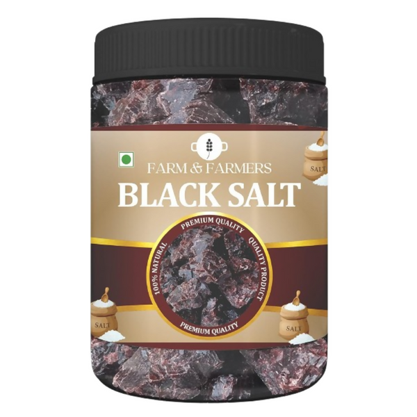 Farm & Farmers Black Salt Whole/Kala Namak - Distacart