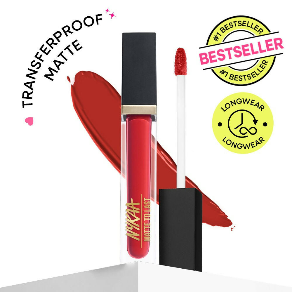 Nykaa Matte To Last ! Transferproof Liquid Lipstick - Guwa hottie -03 - Dista