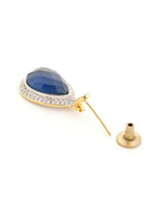 Thumbnail for Nuyug 22K Gold Plated Azure Muse Contemporary Drop Earrings