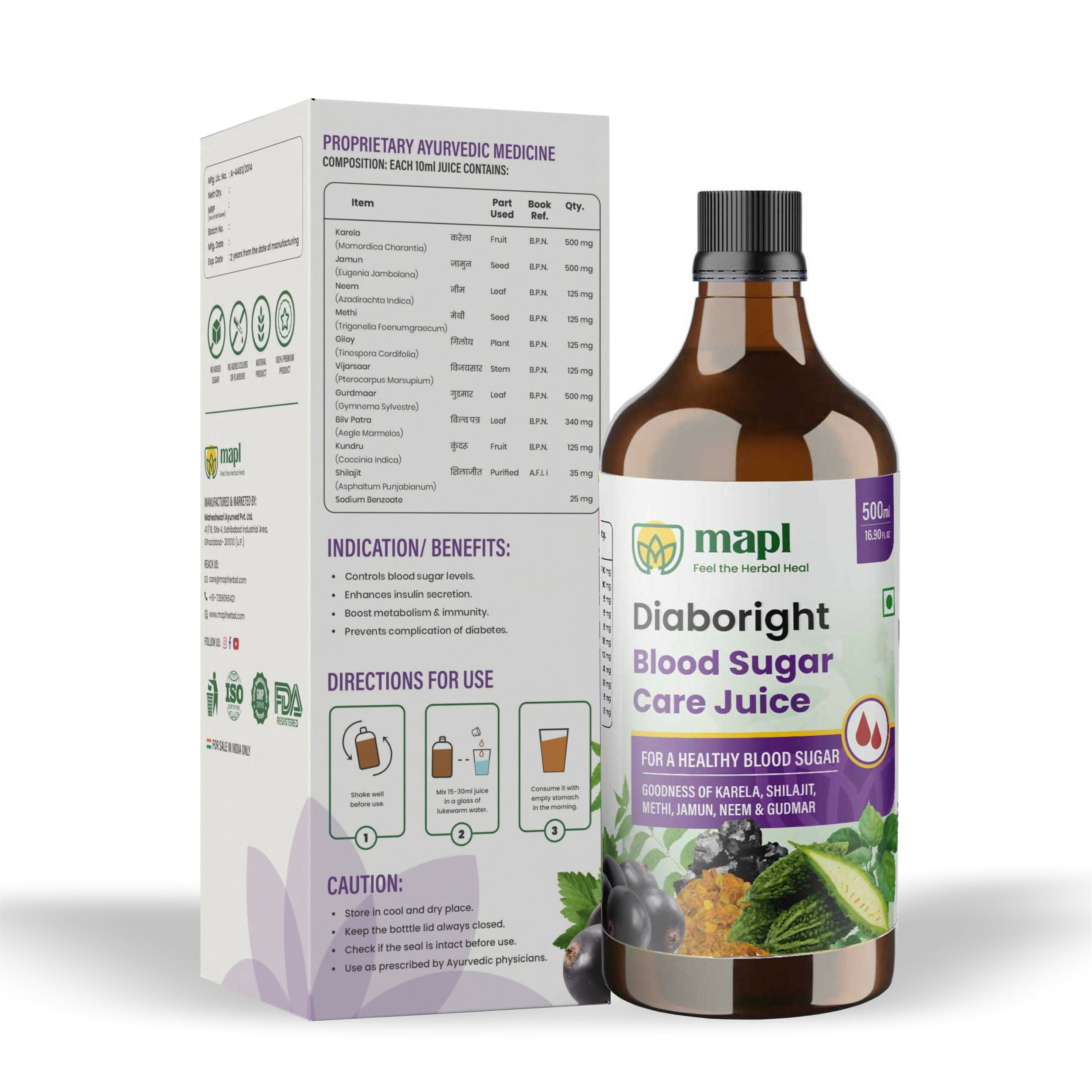 MAPL Diaboright Juice