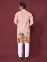 Thumbnail for Anaita Light Pink Multicolour Kurta - Distacart