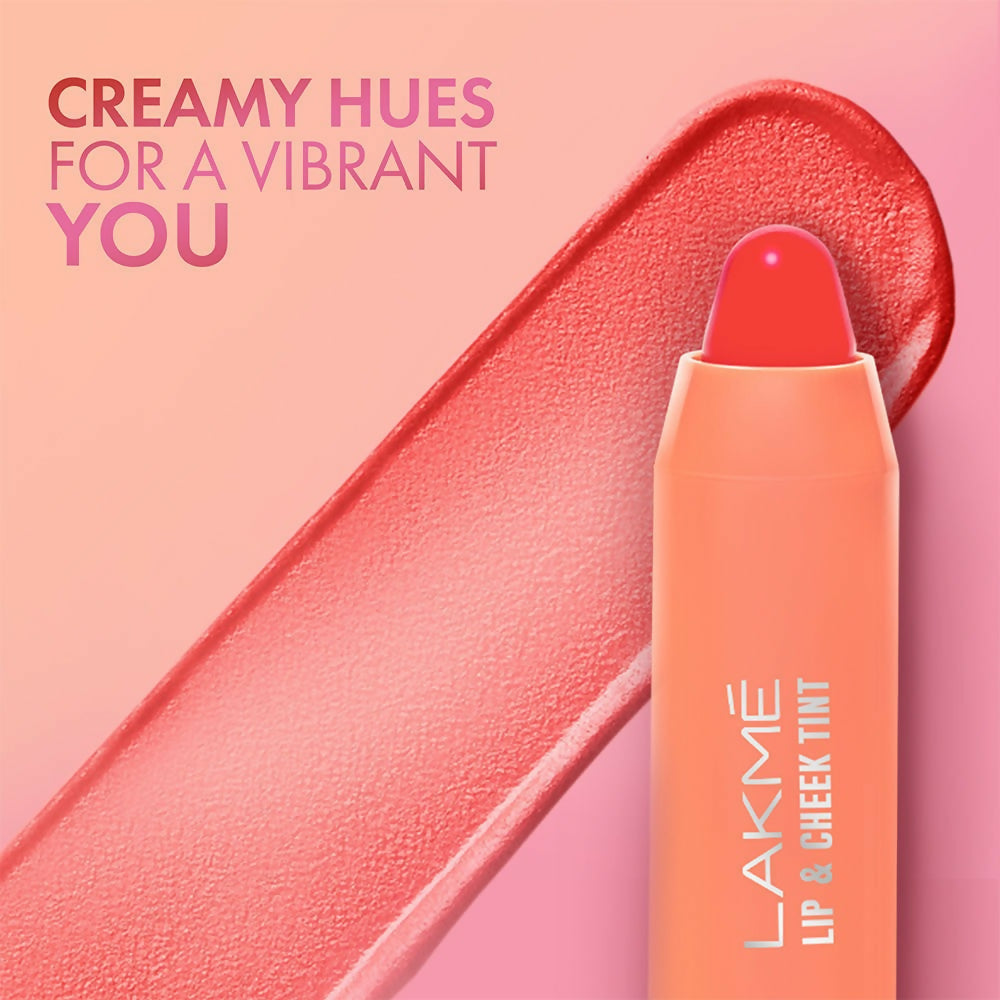 Lakme Lip Love & Cheek Tint - Tint Fiery Red - Distacart