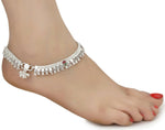 Thumbnail for AanyaCentric Gold-plated Mangalsutra Pendant Earring Set & Silver Plated Anklet - Distacart