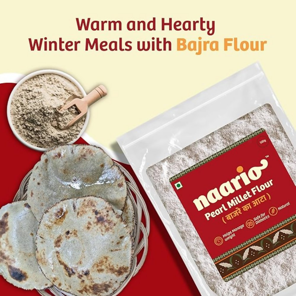 Naario Bajra atta 100% Organic Millet Flour - Dista