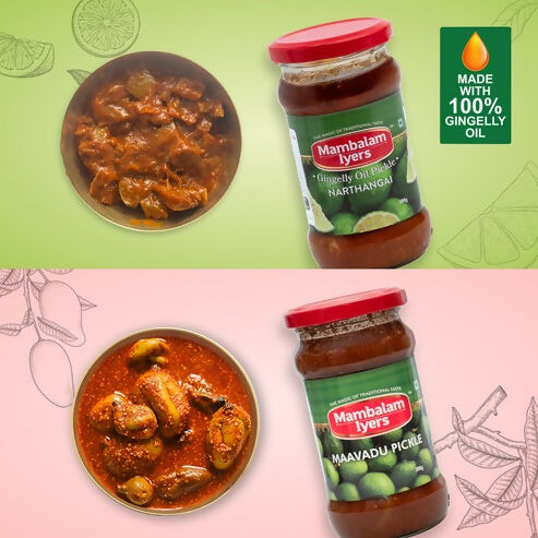 Mambalam Iyers Narthangai & Maavadu Pickle Combo - Distacart