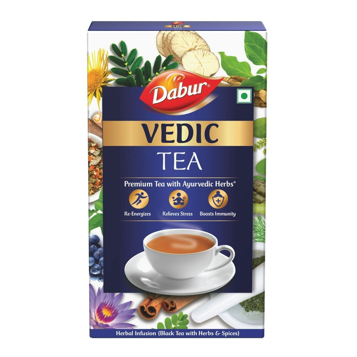 Dabur Vedic Premium Ayurvedic Herbs Black Loose Tea - Distacart