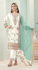 Anaita White Fox Georgette Stitched Suit with Embroidery Sequins - Distacart