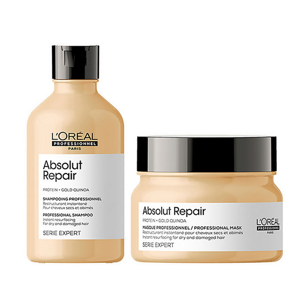 L'Oreal Professionnel Absolut Repair Shampoo& Hair Mask Combo, Serie Expert - Distacart